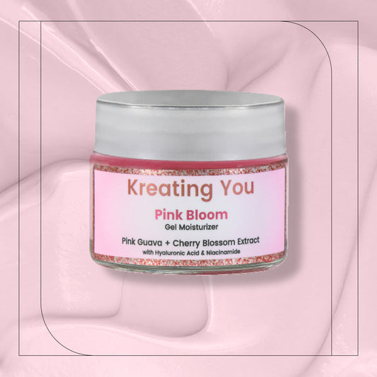 PINK BLOOM GEL MOISTURIZER WITH PINK GUAVA & HYALURONIC ACID